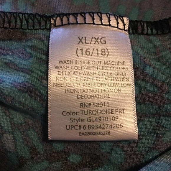 George Size 16/18 Decorative Neckline Tank Top - Picture 6 of 7